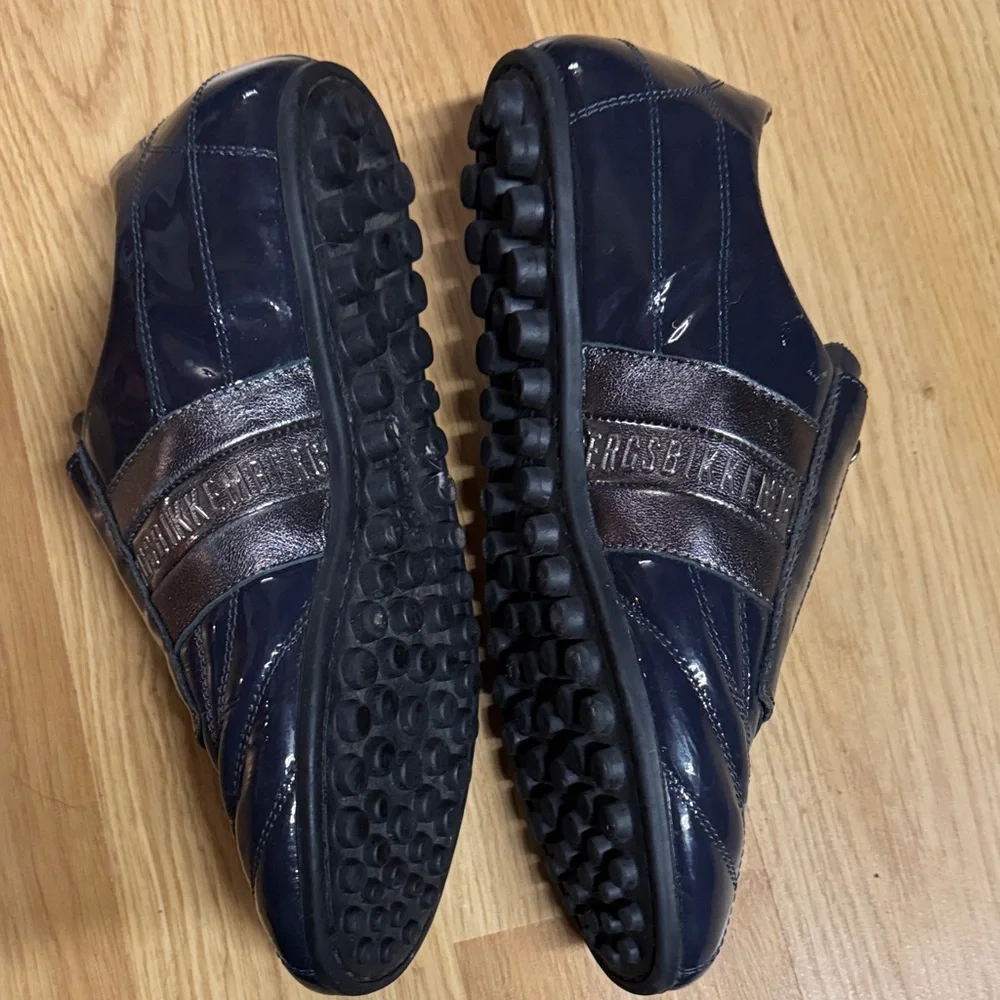 Bikkembergs size 38 7.5 women’s Navy Sneakers shoes soccer - Picture 6 of 11